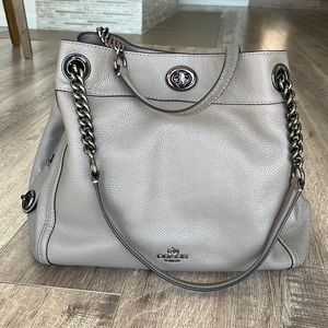 Beautiful gray bag